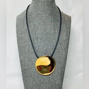 Joan Rivers Gold Pendant Necklace